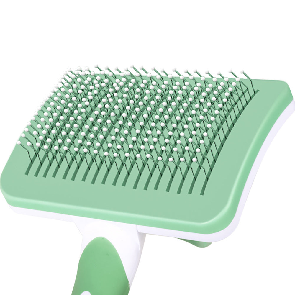 Self Cleaning Slicker Brush For Dogs, Cats Pets-One Click Cleaning